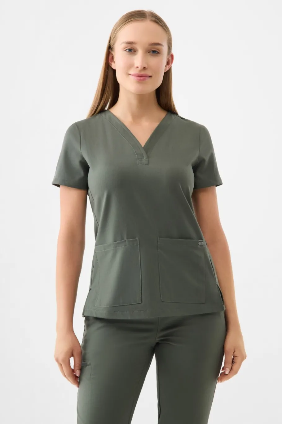 Uniformix Fizjoterapia|Bluzy-Bluza medyczna damska Healing Hands Quest HH751 OLIV