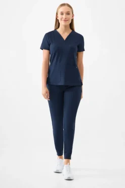 Uniformix Fizjoterapia|Bluzy-Bluza medyczna damska Healing Hands Quest HH751 NAVY