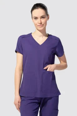 Uniformix Bluzy-Bluza medyczna damska Med Couture INSIGHT, 2411-GRAP