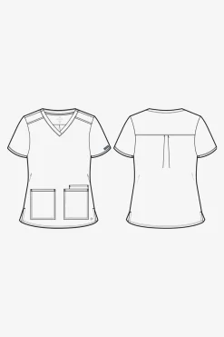 Uniformix Bluzy-Bluza medyczna damska Med Couture INSIGHT, 2411-GRAP