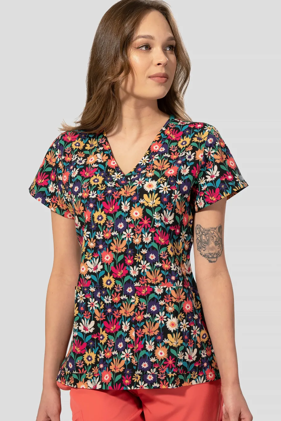 Uniformix Stomatologia|Pozostałe-Bluza medyczna damska Med Couture PRINT, 8564 DSFD