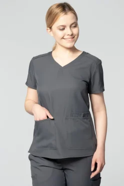 Uniformix Bluzy-Bluza medyczna damska Med Couture INSIGHT, 2411-PWTR