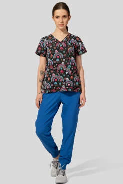 Uniformix Stomatologia|Pozostałe-Bluza medyczna damska Med Couture PRINT, 8564 RNBD