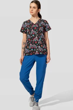 Uniformix Stomatologia|Pozostałe-Bluza medyczna damska Med Couture PRINT, 8564 RNBD