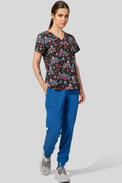 Uniformix Stomatologia|Pozostałe-Bluza medyczna damska Med Couture PRINT, 8564 RNBD