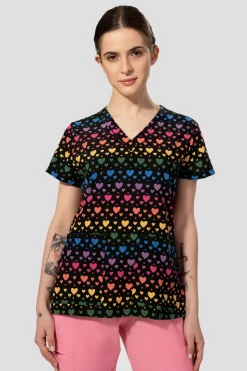 Uniformix Stomatologia|Pozostałe-Bluza medyczna damska Med Couture PRINT, 8564 RBHT