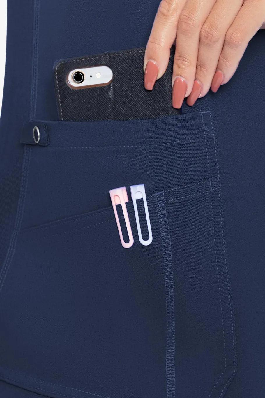 Uniformix Fizjoterapia|Bluzy-Bluza medyczna damska Med Couture Performance Touch, 7459-NAVY