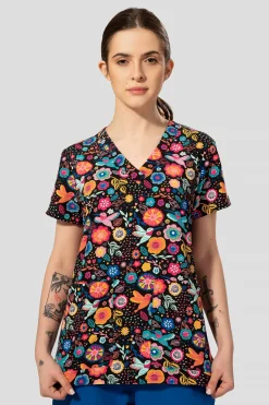 Uniformix Pozostałe|Bluzy-Bluza medyczna damska Med Couture PRINT, 8564 FIBS