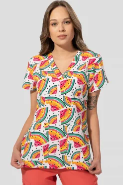 Uniformix Stomatologia|Pozostałe-Bluza medyczna damska Med Couture PRINT, 8564 WAME