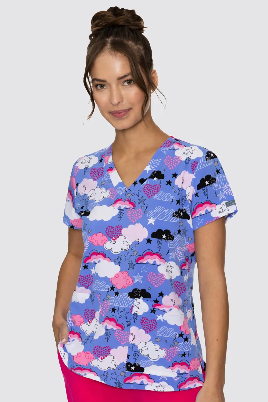 Uniformix Stomatologia|Pozostałe-Bluza medyczna damska Med Couture PRINT, 8564 HALD