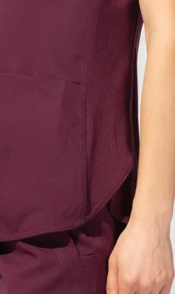 Uniformix Fizjoterapia|Bluzy-Bluza medyczna damska Med Couture Performance Touch, 7459-WINE