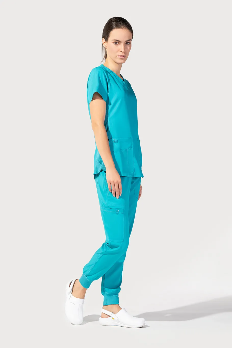 Uniformix Fizjoterapia|Bluzy-Bluza medyczna damska Med Couture Performance Touch, 7459-TEAL
