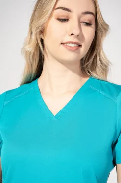 Uniformix Fizjoterapia|Bluzy-Bluza medyczna damska Med Couture Performance Touch, 7459-TEAL