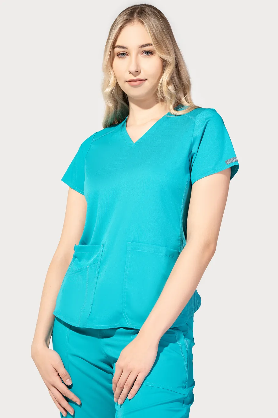Uniformix Fizjoterapia|Bluzy-Bluza medyczna damska Med Couture Performance Touch, 7459-TEAL