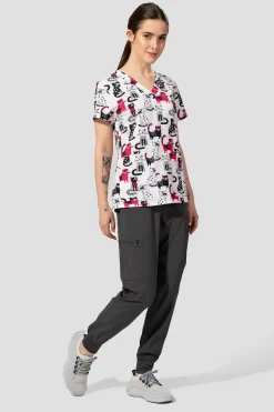 Uniformix Stomatologia|Pozostałe-Bluza medyczna damska Med Couture PRINT, 8564 CTTS