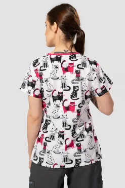 Uniformix Stomatologia|Pozostałe-Bluza medyczna damska Med Couture PRINT, 8564 CTTS