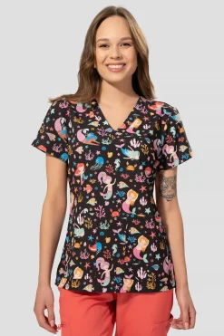 Uniformix Stomatologia|Bluzy-Bluza medyczna damska Med Couture PRINT, 8564 MMPT