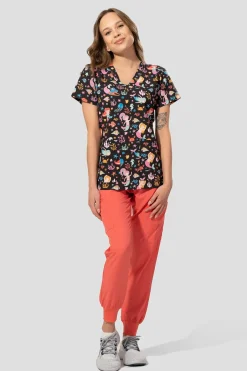 Uniformix Stomatologia|Bluzy-Bluza medyczna damska Med Couture PRINT, 8564 MMPT