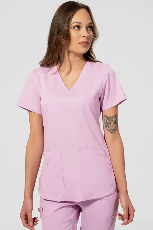 Uniformix Fizjoterapia|Bluzy-Bluza medyczna damska Med Couture Performance Touch, 7459-LILA
