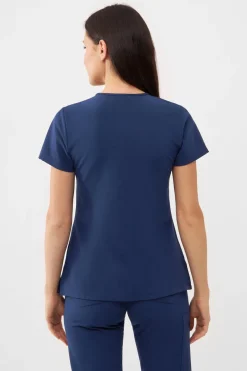 Uniformix Fizjoterapia|Kosmetologia-Bluza medyczna damska RayOn, 3000, Navy