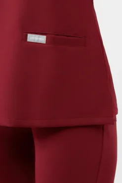 Uniformix Fizjoterapia|Kosmetologia-Bluza medyczna damska RayOn, 3000, Burgundy