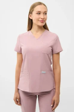 Uniformix Fizjoterapia|Kosmetologia-Bluza medyczna damska , Super Flex 4000, Bisque