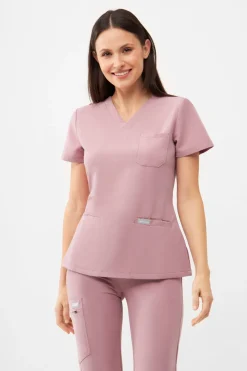 Uniformix Fizjoterapia|Kosmetologia-Bluza medyczna damska RayOn, 3000, Bisque