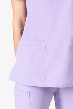 Uniformix Fizjoterapia|Kosmetologia-Bluza medyczna damska , Super Flex 4000-Purple