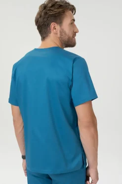 Uniformix Bluzy|Promocje-Bluza medyczna męska , FLEX ZONE FZ2051, morski