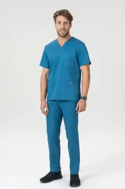 Uniformix Bluzy|Promocje-Bluza medyczna męska , FLEX ZONE FZ2051, morski