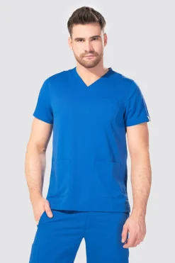 Uniformix Bluzy-Bluza medyczna męska Med Couture RothWear, 7477-ROYL