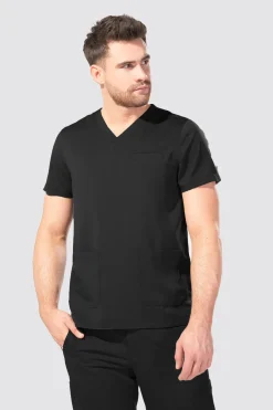Uniformix Bluzy-Bluza medyczna męska Med Couture RothWear, 7477-BLAC