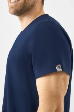 Uniformix Bluzy-Bluza medyczna męska Med Couture RothWear, 7477-NAVY