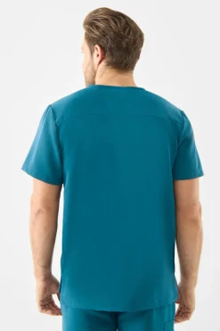 Uniformix Bluzy|Promocje-Bluza medyczna męska RayOn, 3050, Caribbean Blue