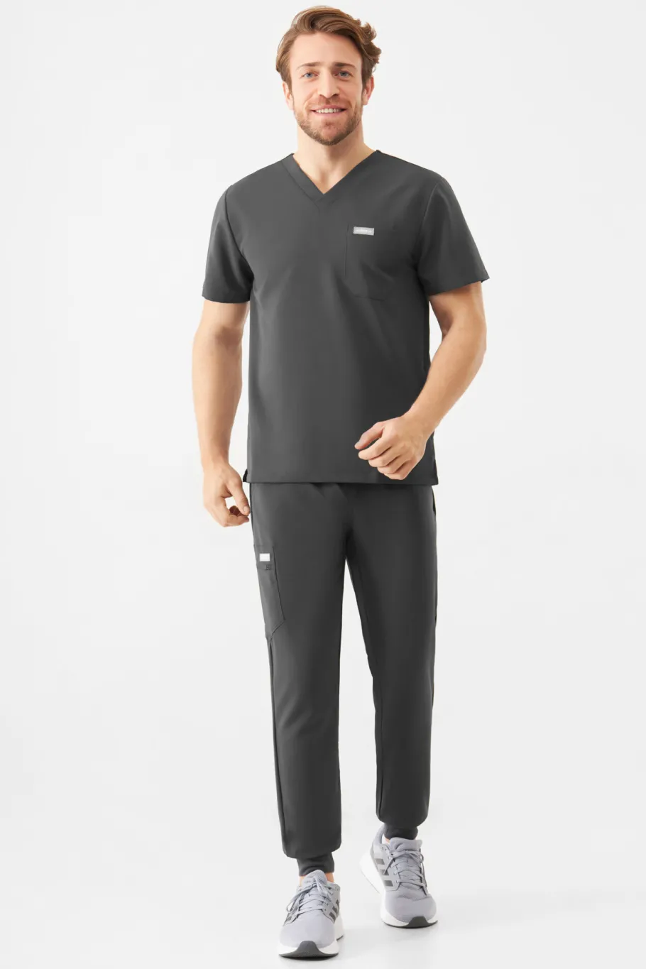 Uniformix Bluzy|Promocje-Bluza medyczna męska RayOn, 3050, Dark Grey