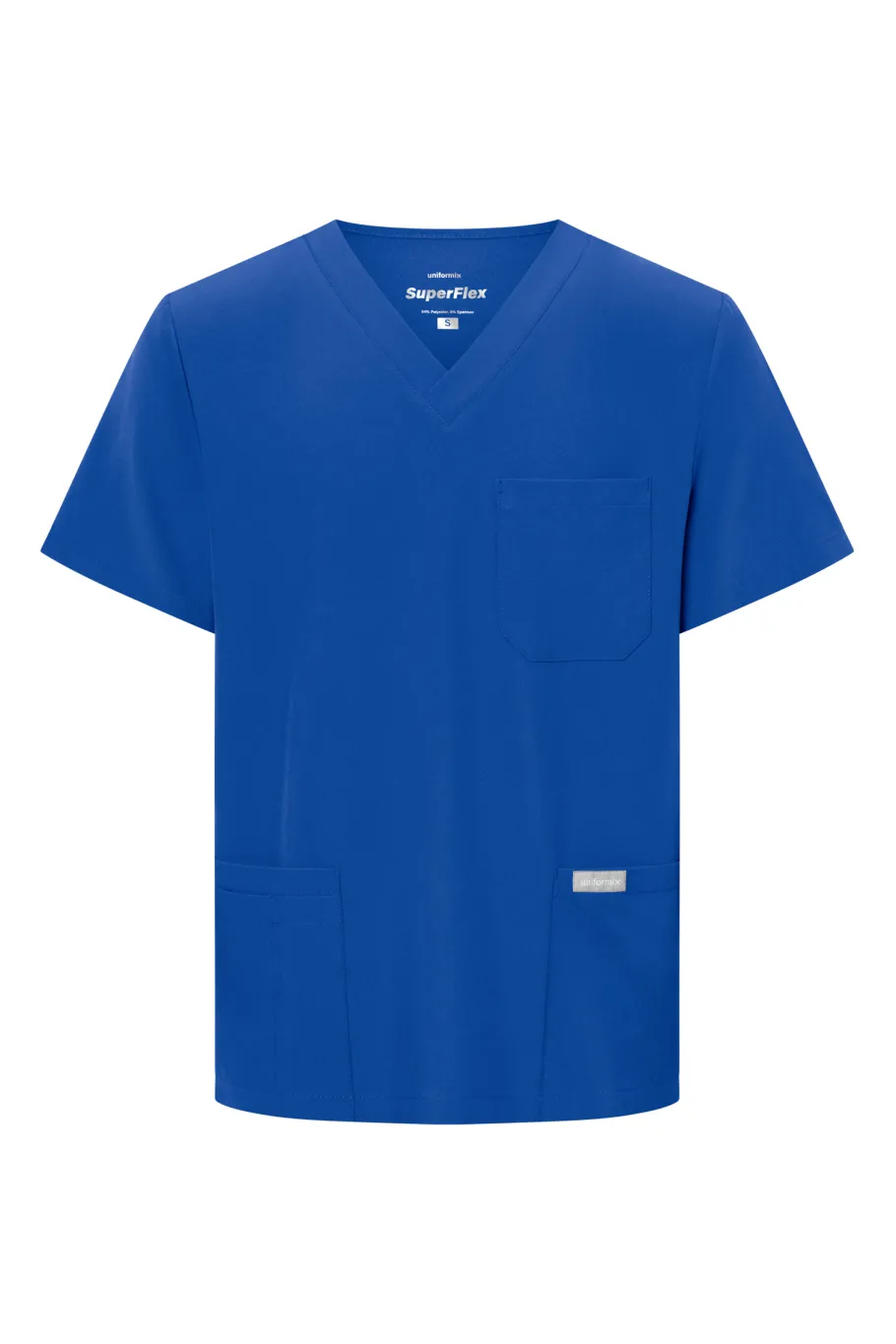 Uniformix Bluzy-Bluza medyczna męska Super Flex, 4050-Royal Blue