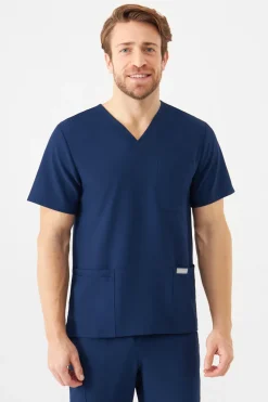 Uniformix Bluzy-Bluza medyczna męska Super Flex, 4050-Navy