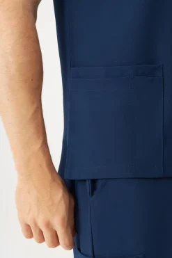 Uniformix Bluzy-Bluza medyczna męska Super Flex, 4050-Navy