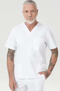 Uniformix Bluzy|Promocje-Bluza medyczna męska, FLEX ZONE FZ2051, biała