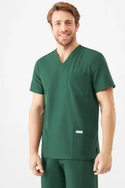Uniformix Bluzy|Bluzy-Bluza medyczna uniwersalna, TEAM T1260, Hunter Green