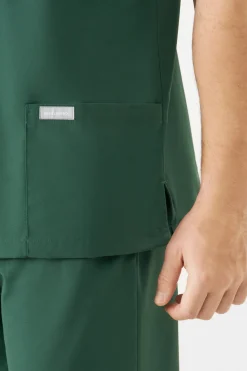 Uniformix Bluzy|Bluzy-Bluza medyczna uniwersalna, TEAM T1260, Hunter Green