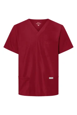 Uniformix Bluzy|Bluzy-Bluza medyczna uniwersalna, TEAM T1260, Burgundy