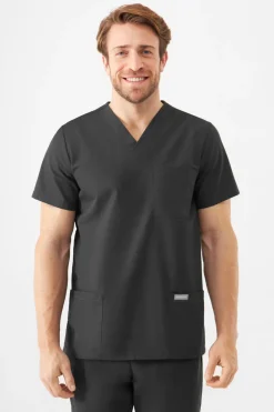 Uniformix Bluzy|Bluzy-Bluza medyczna uniwersalna, TEAM T1260, Dark gray