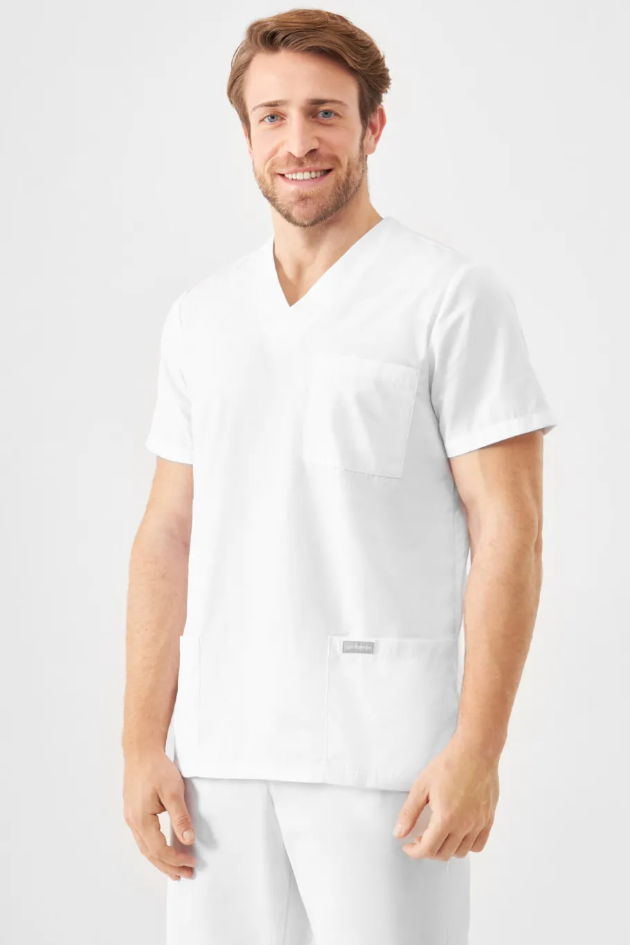 Uniformix Bluzy|Bluzy-Bluza medyczna uniwersalna, TEAM T1260, White