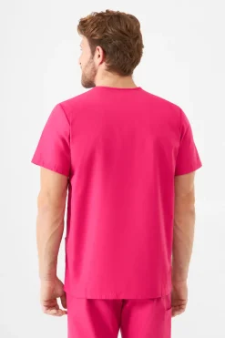 Uniformix Bluzy|Bluzy-Bluza medyczna uniwersalna, TEAM T1260, Virtual Pink