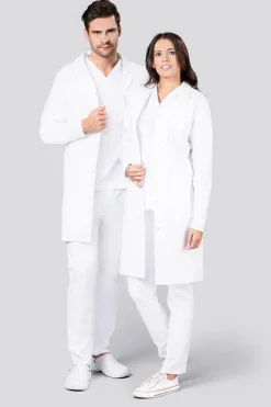 Uniformix Fartuchy-Fartuch laboratoryjny męski 100% bawełna