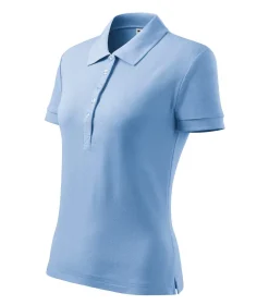 Uniformix Pozostałe-Koszulka polo damska, Malfini Cotton Heavy, błękitny, MA216