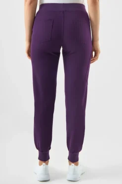 Uniformix Fizjoterapia|Kosmetologia-Spodnie medyczne damskie RayOn, 3020, Dark Purple