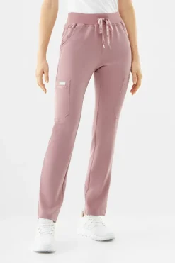 Uniformix Fizjoterapia|Kosmetologia-Spodnie medyczne damskie RayOn, 3030, Bisque