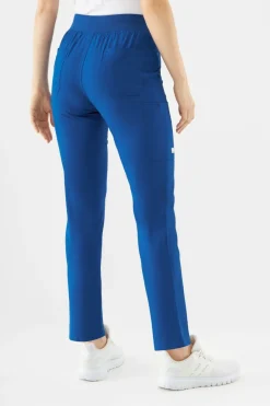 Uniformix Fizjoterapia|Kosmetologia-Spodnie medyczne damskie Super Flex, 4030 Royal Blue
